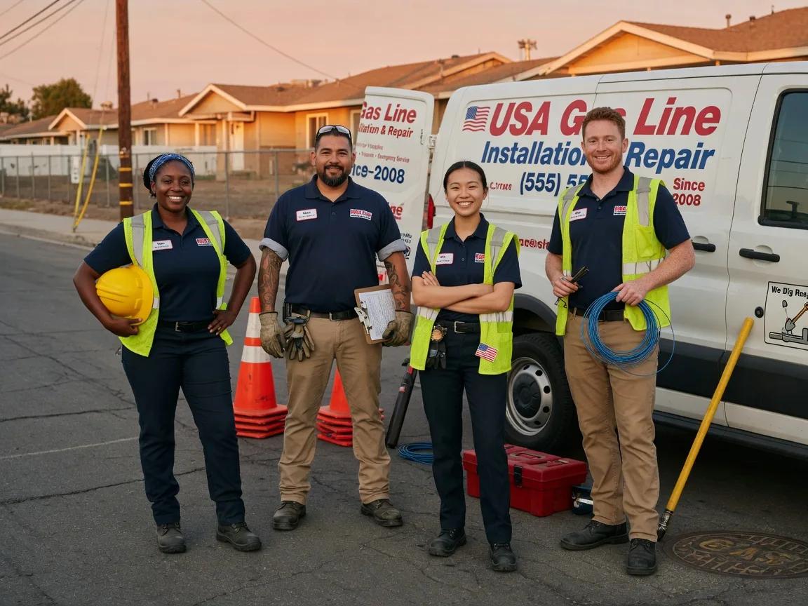 Gas Line Installation company in Milford, VA
